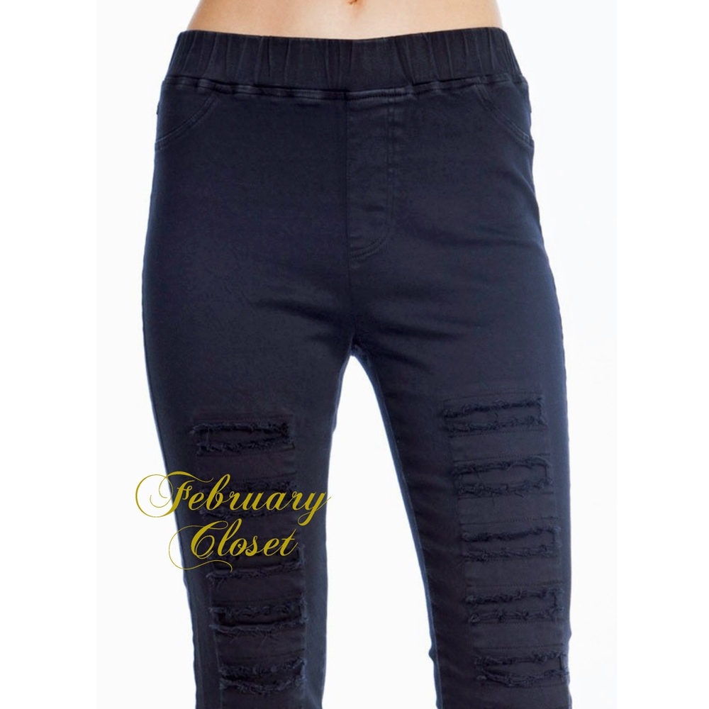 HOST PICK Edgy Black Jeggings